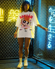 Powerpuff Girls “Bombón” Oversized T-Shirt – White