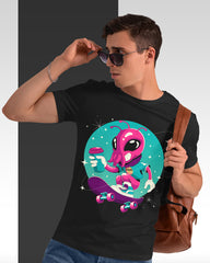 Cosmic Skater T-Shirt – White