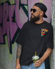 Men's Scooby-Doo Oversized T-Shirt – Black