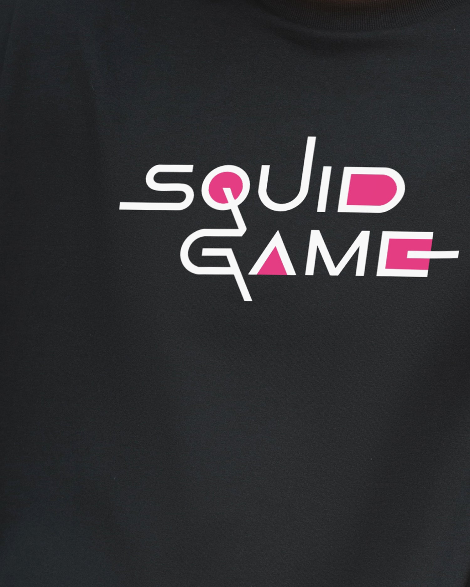 Squid Game Oversized Graphic T-Shirt – Black Edition