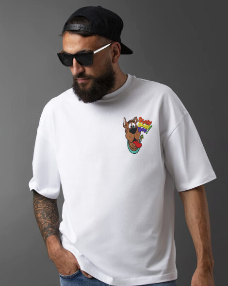 Men's Scooby-Doo Oversized T-Shirt – White